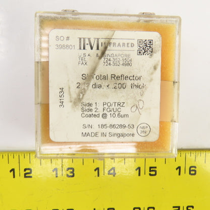 Iivi Infrared Si Total Reflector 2" ODx0.200" Thick Side 1 PO/TRZ Side 2 FG/UC