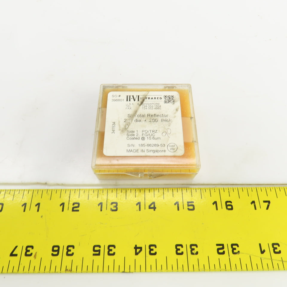 Iivi Infrared Si Total Reflector 2" ODx0.200" Thick Side 1 PO/TRZ Side 2 FG/UC