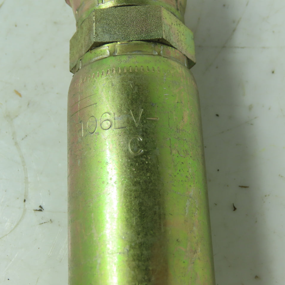Parker Parflex 106LV-12-12 Straight Swivel Hydraulic Hose Connector Fitting
