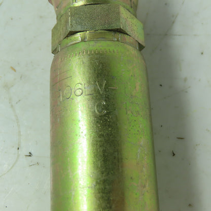 Parker Parflex 106LV-12-12 Straight Swivel Hydraulic Hose Connector Fitting