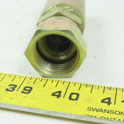 Parker Parflex 106LV-12-12 Straight Swivel Hydraulic Hose Connector Fitting