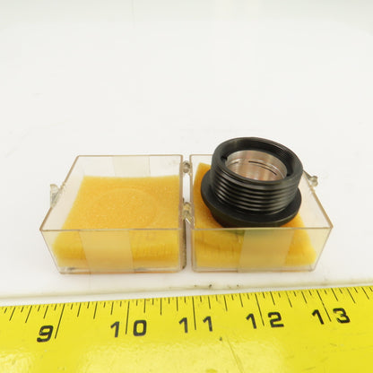 Iivi Infrared ZNSE Meniscus Lens 1.1" OD x 2.5"FL ET=0.085" Coated @ 10.6um
