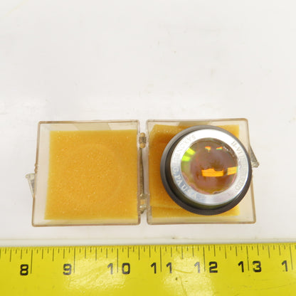 Iivi Infrared ZNSE Meniscus Lens 1.1" OD x 2.5"FL ET=0.085" Coated @ 10.6um