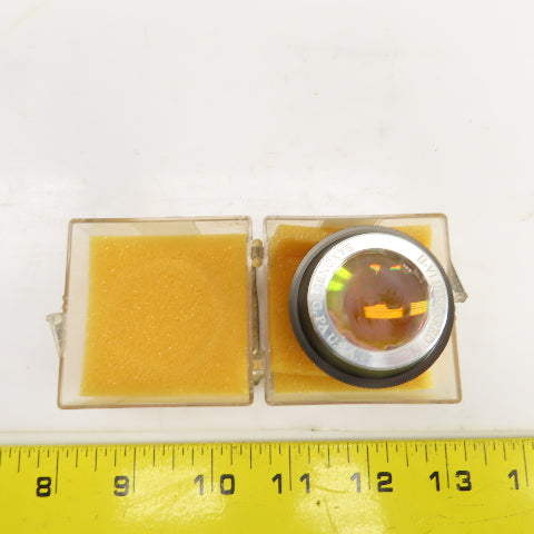 Iivi Infrared ZNSE Meniscus Lens 1.1" OD x 2.5"FL ET=0.085" Coated @ 10.6um