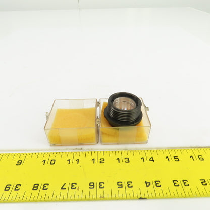Iivi Infrared ZNSE Meniscus Lens 1.1" OD x 2.5"FL ET=0.085" Coated @ 10.6um
