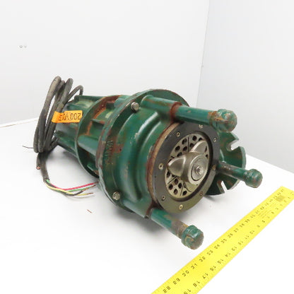 Zoeller 7110-0108 J7110-A 200V 3Ph 3Hp 3450 RPM Sewage Trash Grinder Pump