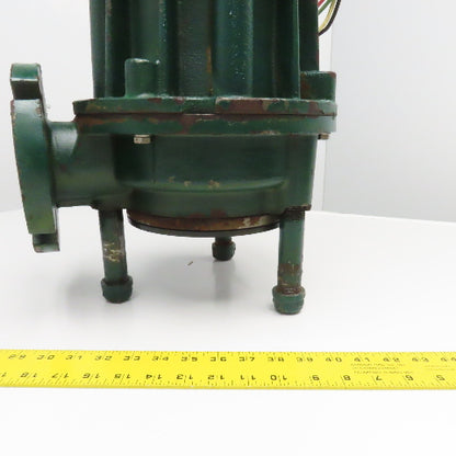 Zoeller 7110-0108 J7110-A 200V 3Ph 3Hp 3450 RPM Sewage Trash Grinder Pump