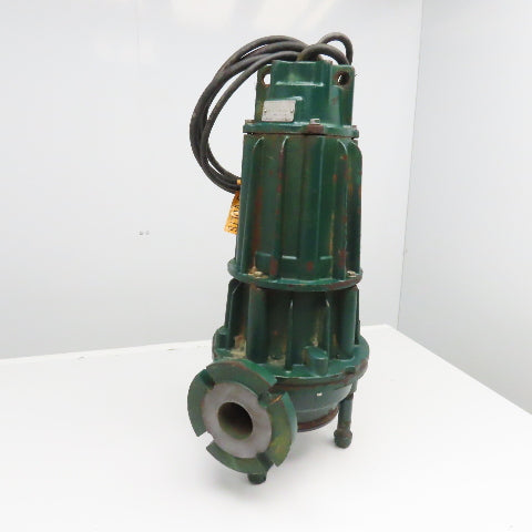 Zoeller 7110-0108 J7110-A 200V 3Ph 3Hp 3450 RPM Sewage Trash Grinder Pump