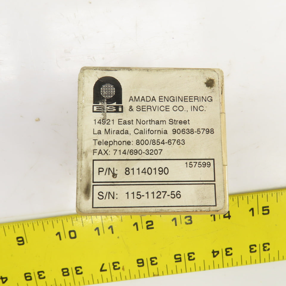 Amada 81140190 Laser Focus Lens 1.1" Diam.  X FL 2.5" ET 0.160"