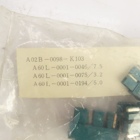 Fanuc A02B-0098-K103 Connector Kit A60L-0001-0046/7.5 A60L-0001-0075/3.2