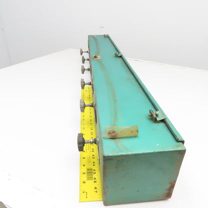 Watts 216-2P 6 Station Pneumatic Pressure Regulator Monitor Assembly 0-30PSI