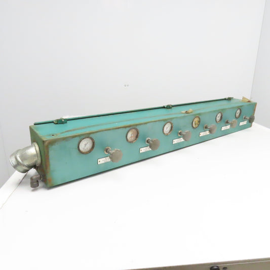 Watts 216-2P 6 Station Pneumatic Pressure Regulator Monitor Assembly 0-30PSI