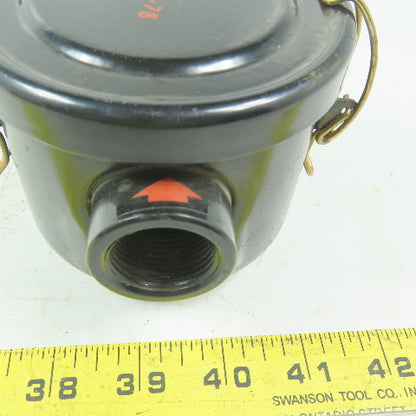 Airtech ATF-075-75 Inline Filter Canister 3/4" MNPT