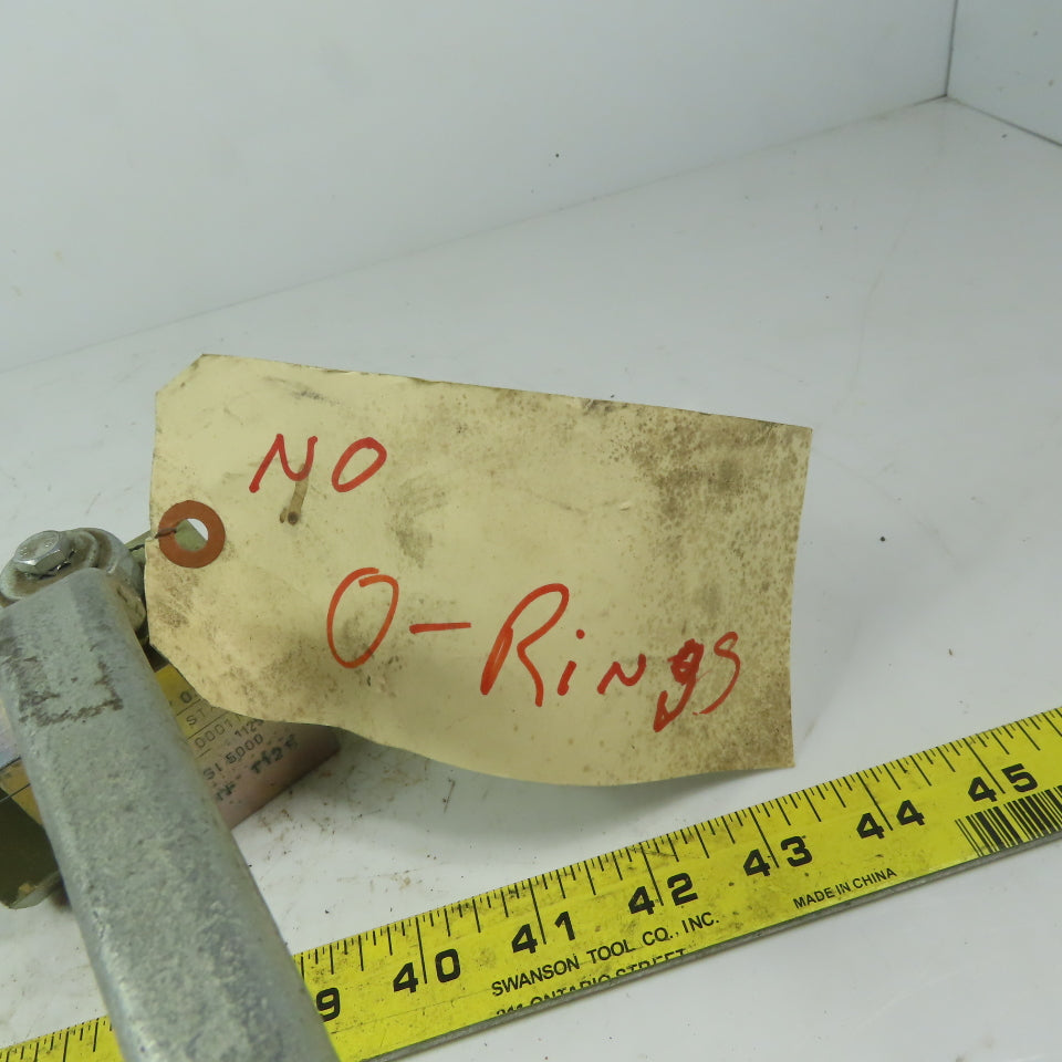 Stauff PN 315 1125 BBV-2112-0001-M Ball Valve Max 5000psi PARTS OR REPAIR