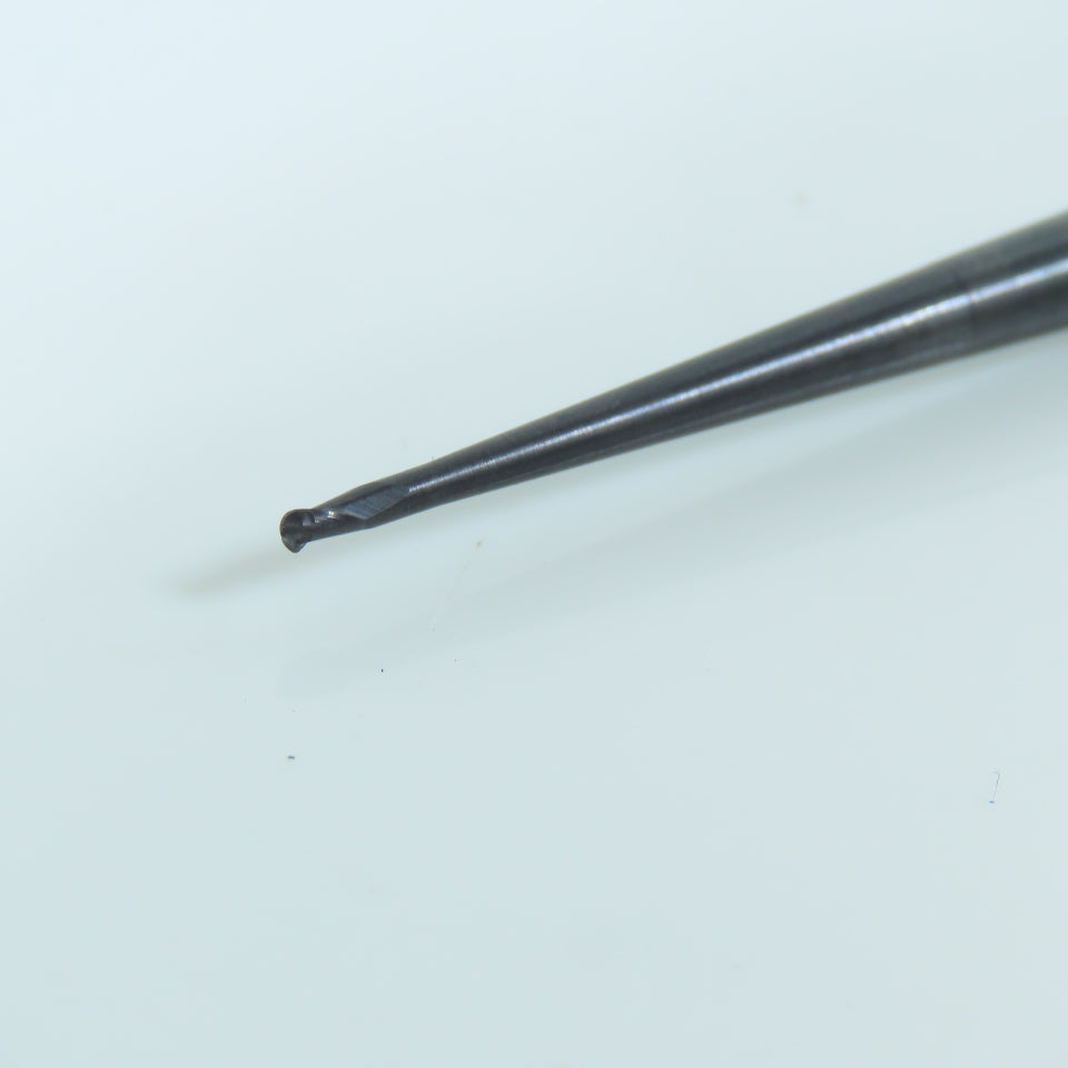 Storm BOOM-0016B .060" Carbide Tapered Ball Nose End Mill 3° ALTiN .100" LOC