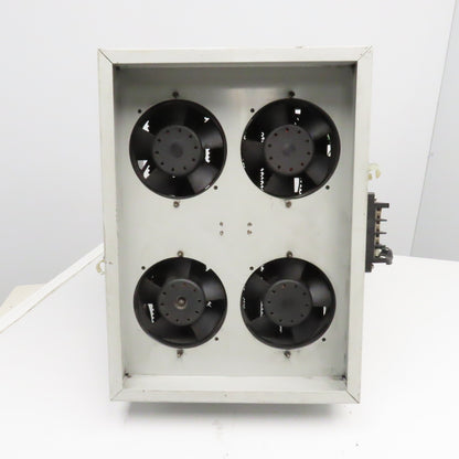 8OhmJ 16OhmJ 300V Multi Value Wire Wound Resister Bank W/ Cooling Fans