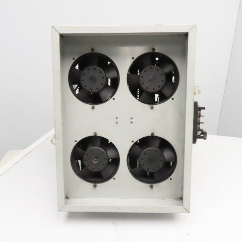 8OhmJ 16OhmJ 300V Multi Value Wire Wound Resister Bank W/ Cooling Fans