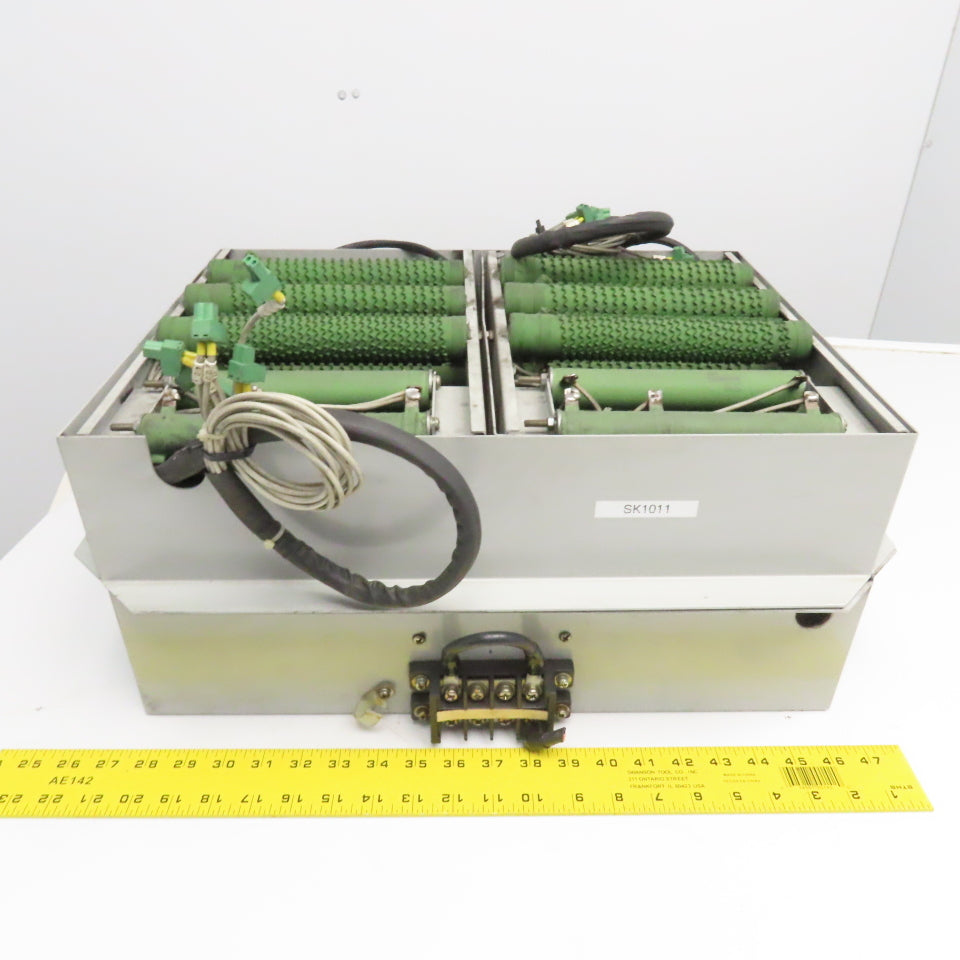 8OhmJ 16OhmJ 300V Multi Value Wire Wound Resister Bank W/ Cooling Fans