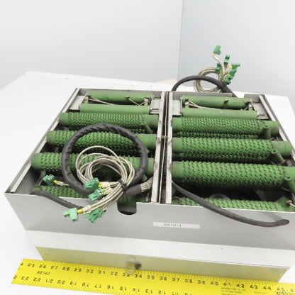 8OhmJ 16OhmJ 300V Multi Value Wire Wound Resister Bank W/ Cooling Fans