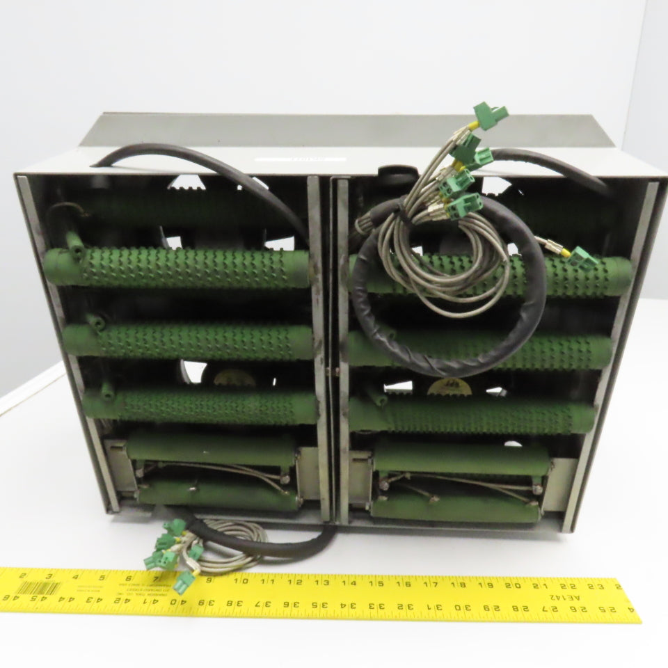 8OhmJ 16OhmJ 300V Multi Value Wire Wound Resister Bank W/ Cooling Fans