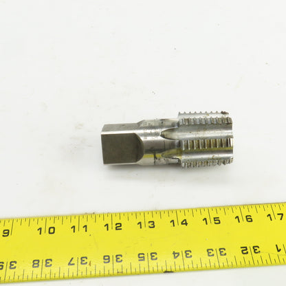 Royco 1-1/2" NPT HS Straight 7 Flute Pipe Tap 4" OAL 1-1/8" Shank