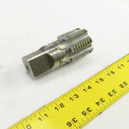 Royco 1-1/2" NPT HS Straight 7 Flute Pipe Tap 4" OAL 1-1/8" Shank
