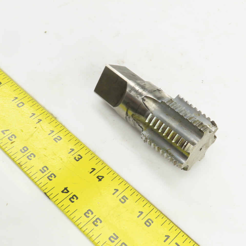 Royco 1-1/2" NPT HS Straight 7 Flute Pipe Tap 4" OAL 1-1/8" Shank