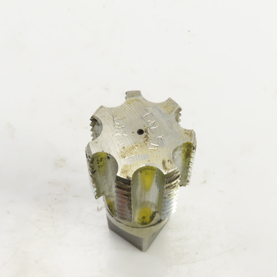 Royco 1-1/2" NPT HS Straight 7 Flute Pipe Tap 4" OAL 1-1/8" Shank