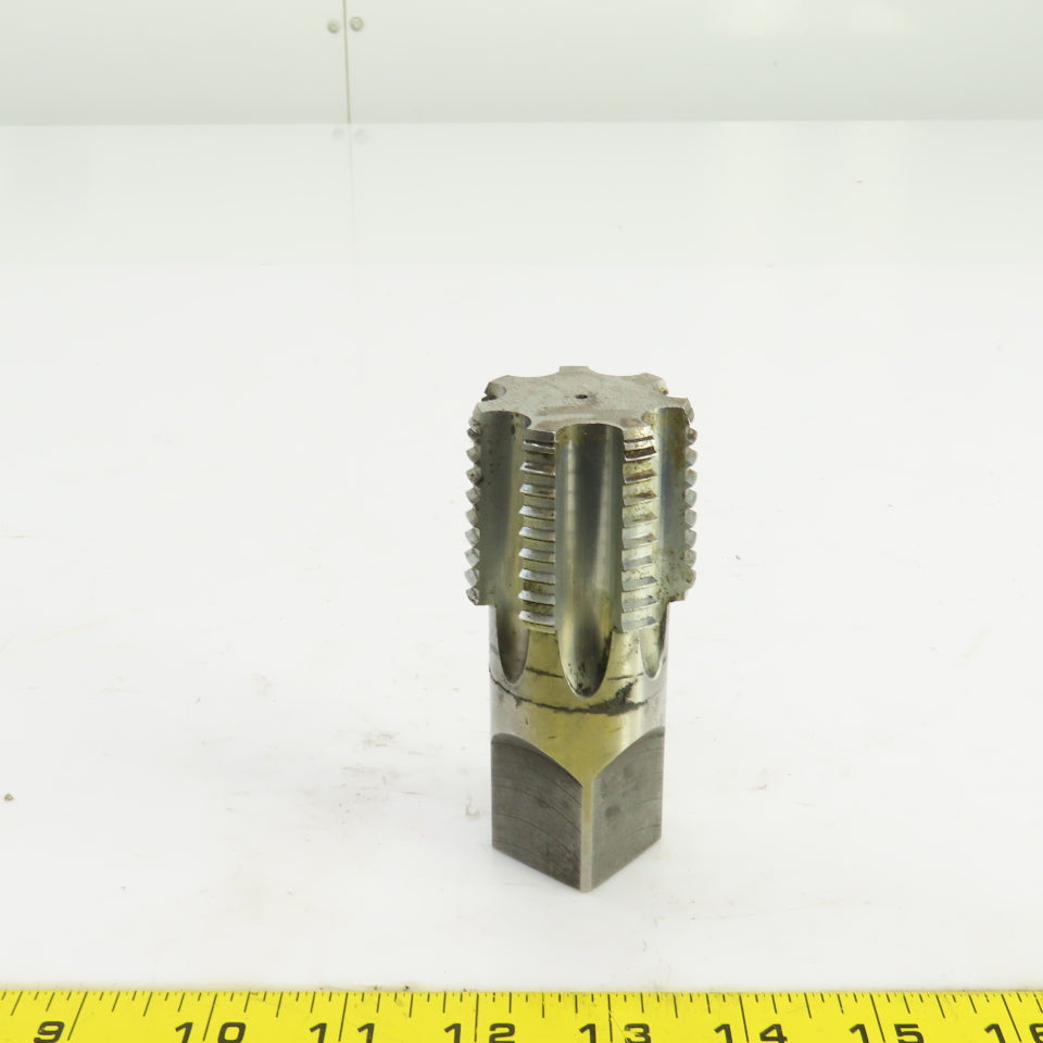 Royco 1-1/2" NPT HS Straight 7 Flute Pipe Tap 4" OAL 1-1/8" Shank