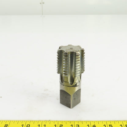 Royco 1-1/2" NPT HS Straight 7 Flute Pipe Tap 4" OAL 1-1/8" Shank