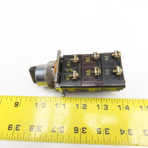 Cutler Hammer 10250T 3 Position 600V 250VDC 3 N/O 3 N/C Contacts