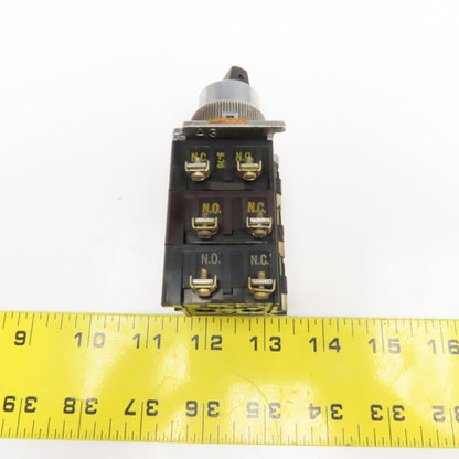 Cutler Hammer 10250T 3 Position 600V 250VDC 3 N/O 3 N/C Contacts