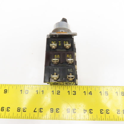 Cutler Hammer 10250T 3 Position 600V 250VDC 3 N/O 3 N/C Contacts