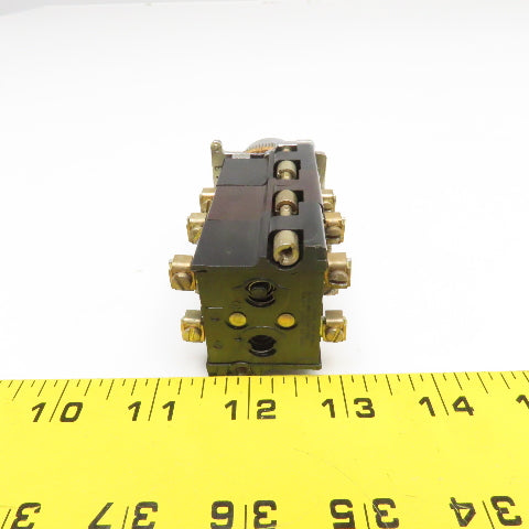 Cutler Hammer 10250T 3 Position 600V 250VDC 3 N/O 3 N/C Contacts