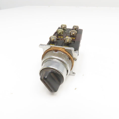 Cutler Hammer 10250T 3 Position 600V 250VDC 3 N/O 3 N/C Contacts