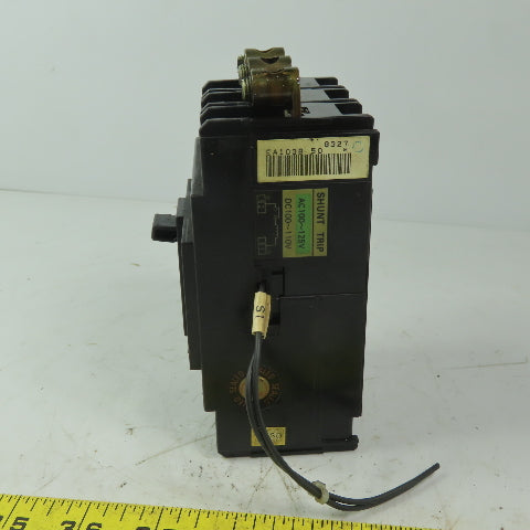 Fuji Auto <-- EA103B 50A 3 Pole Circuit Breaker BB3EEB-050 W/Shunt Trip