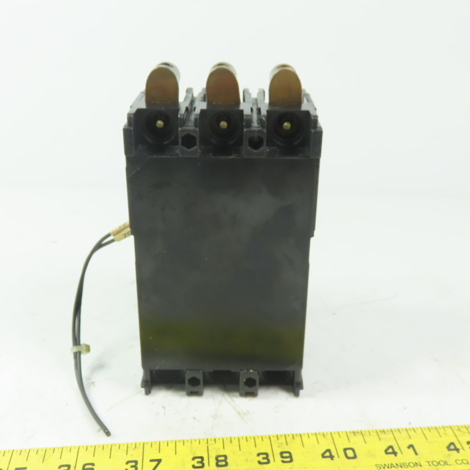 Fuji Auto <-- EA103B 50A 3 Pole Circuit Breaker BB3EEB-050 W/Shunt Trip
