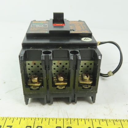 Fuji Auto <-- EA103B 50A 3 Pole Circuit Breaker BB3EEB-050 W/Shunt Trip