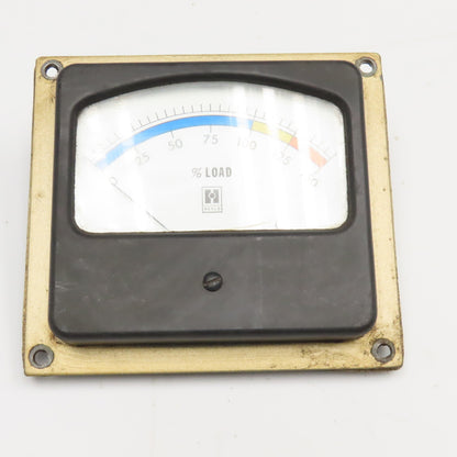 Heald 7090852 Percent Of Load Current Analog Ammeter Panel Meter 0-150% Load