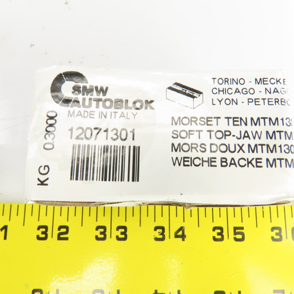SMW Autoblok 12071301 Soft Top CNC Lathe Chuck Jaw 30x60mm  1.5 x60° Serration