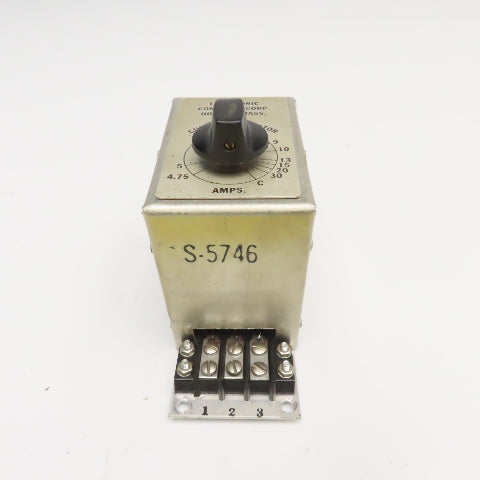 Electrical Controls Corp S-5746 Current Indicator 4.75-30 Amps
