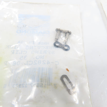 Diamond Chain C-4282CL-08-P No. 35 Connecting Link Spring Clip Lot Of 3