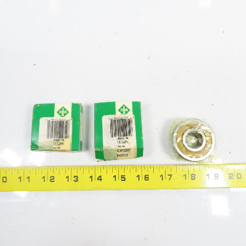 Ina 63032RS Deep Groove Radial Ball Bearing 47mm OD x 17mm ID x 14mm Thick Lot/2