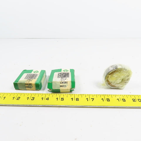 Ina 63032RS Deep Groove Radial Ball Bearing 47mm OD x 17mm ID x 14mm Thick Lot/2