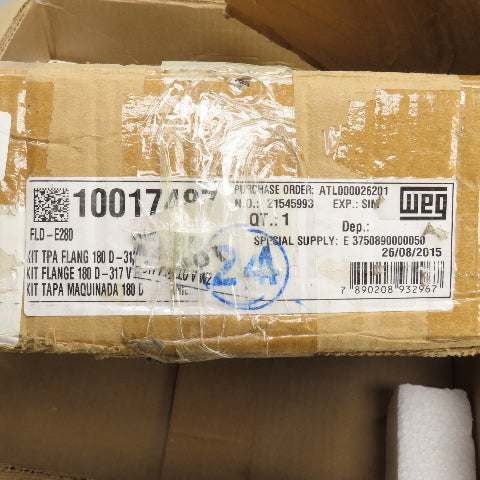 Weg FLD-E280 Cast Iron Motor Flange Kit 180 D-317 V RING W21 311 BRG