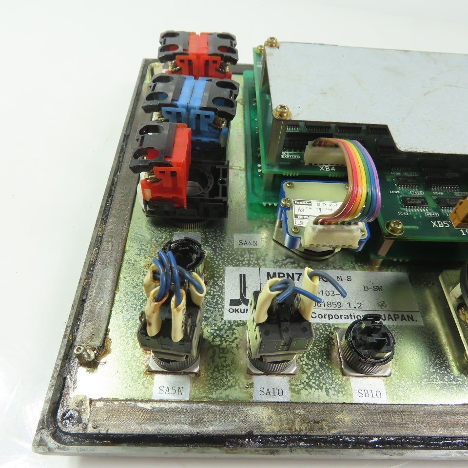 Okuma E0105-566-103-2 MPN7000 CNC Machine Operator Control Panel