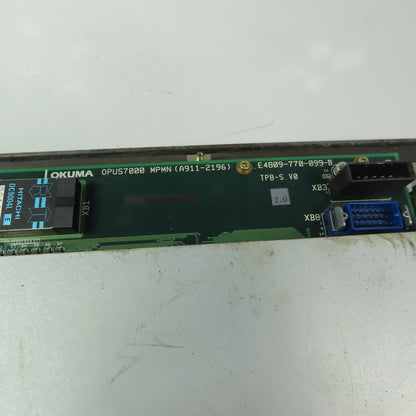 Okuma E0105-566-103-2 MPN7000 CNC Machine Operator Control Panel