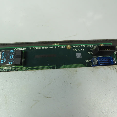 Okuma E0105-566-103-2 MPN7000 CNC Machine Operator Control Panel