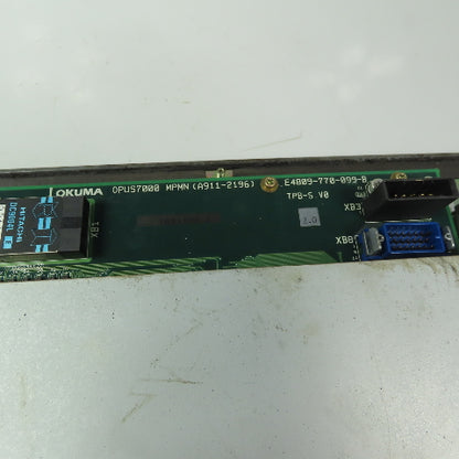 Okuma E0105-566-103-2 MPN7000 CNC Machine Operator Control Panel