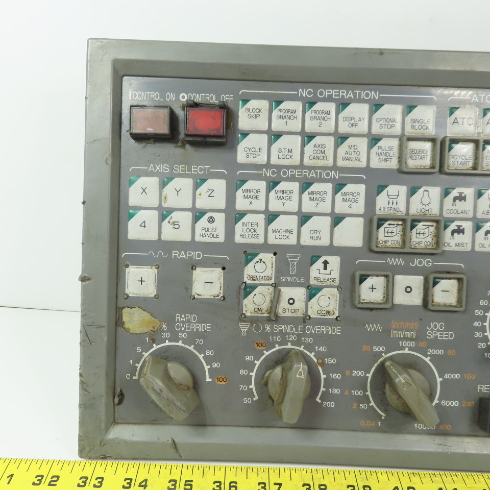 Okuma E0105-566-103-2 MPN7000 CNC Machine Operator Control Panel